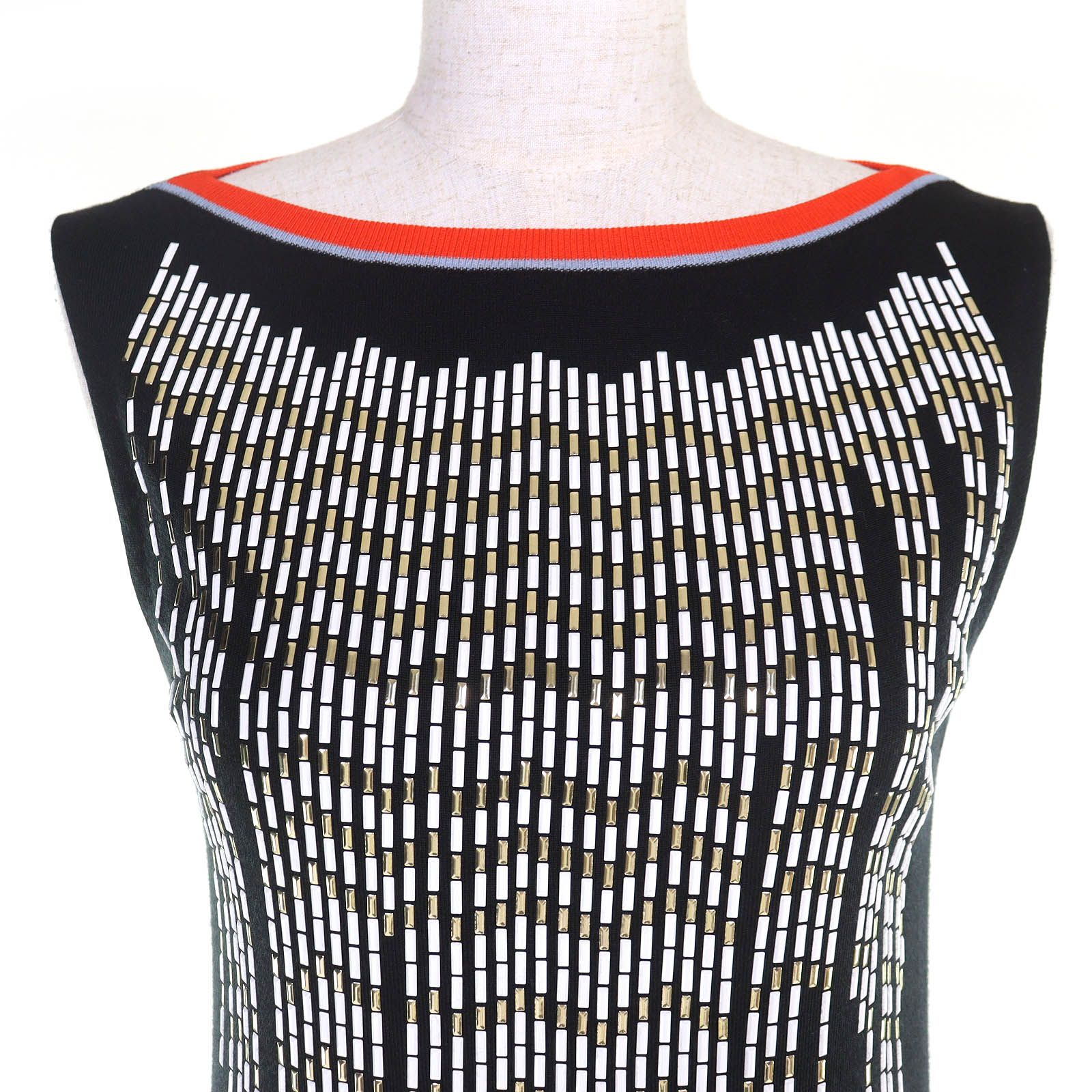 美品△LOUIS VUITTON ルイヴィトン 16AW カシミヤ シルク混 装飾