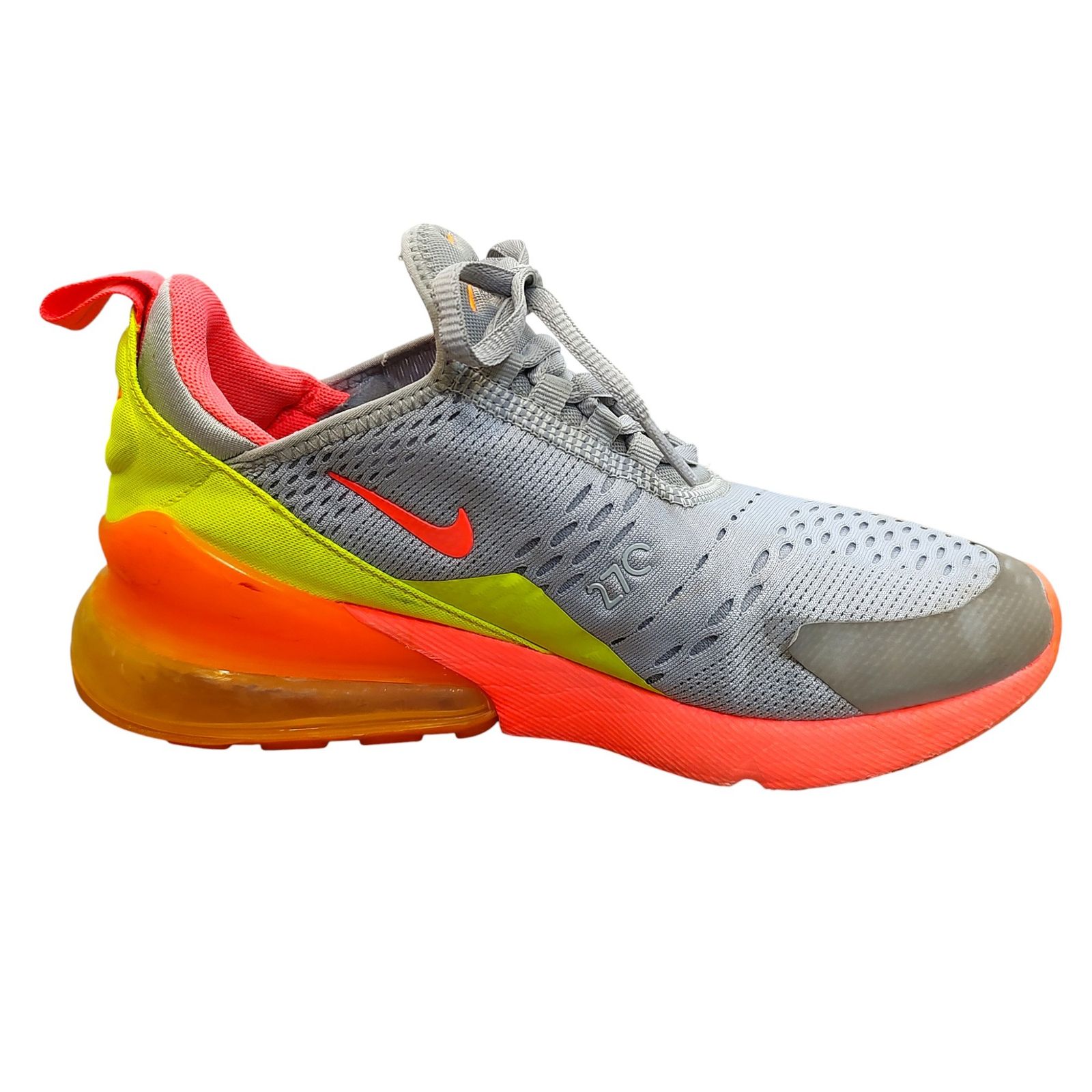 NIKE ナイキ Air Max 270 GS Wolf Grey Hot Punch エアマックス 270