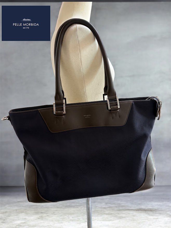 ☆ PELLEMORBIDA ペッレモルビダ ビジネスバッグ ネイビー Capitano