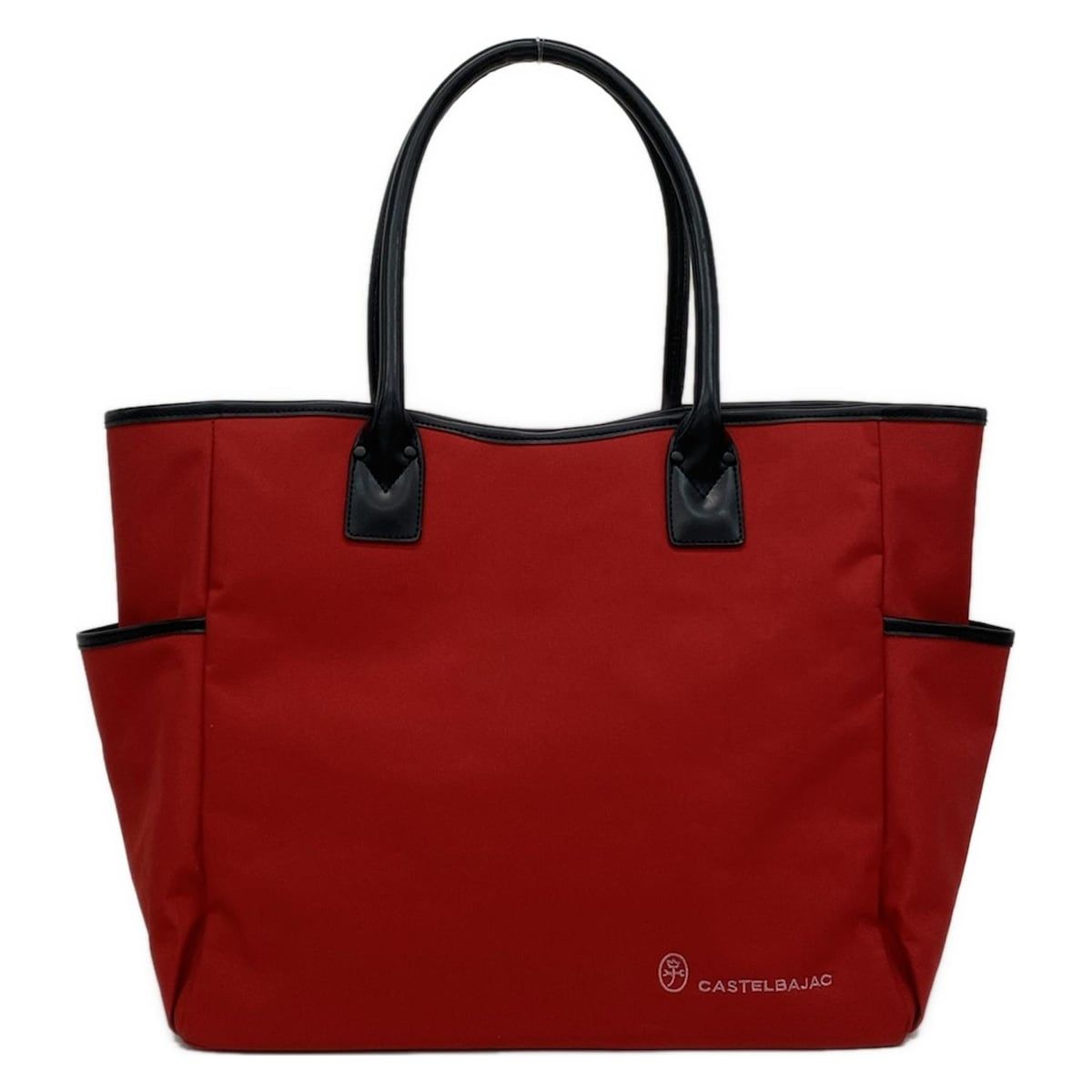 Castelbajac(カステルバジャック) ハンドバッグ - レッド×黒 - メルカリ