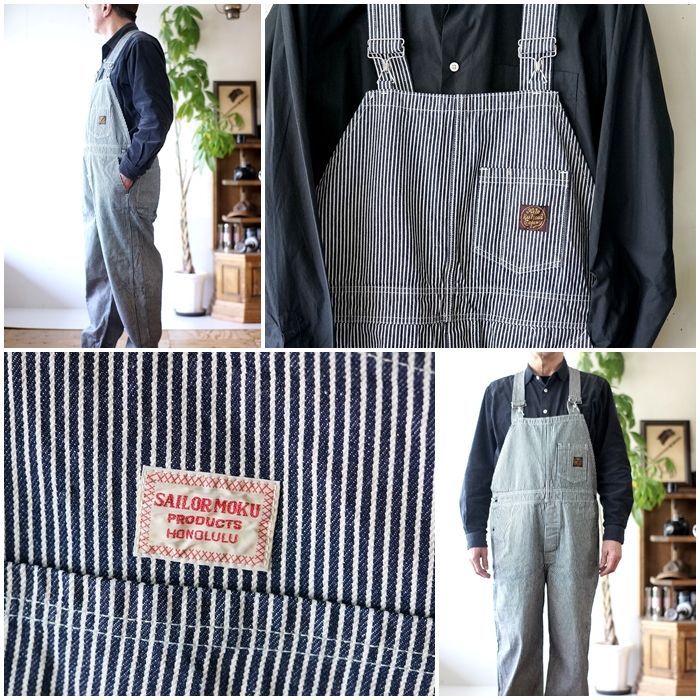 SUNSURF サンサーフ オーバーオール ストライプ柄 42653 東洋