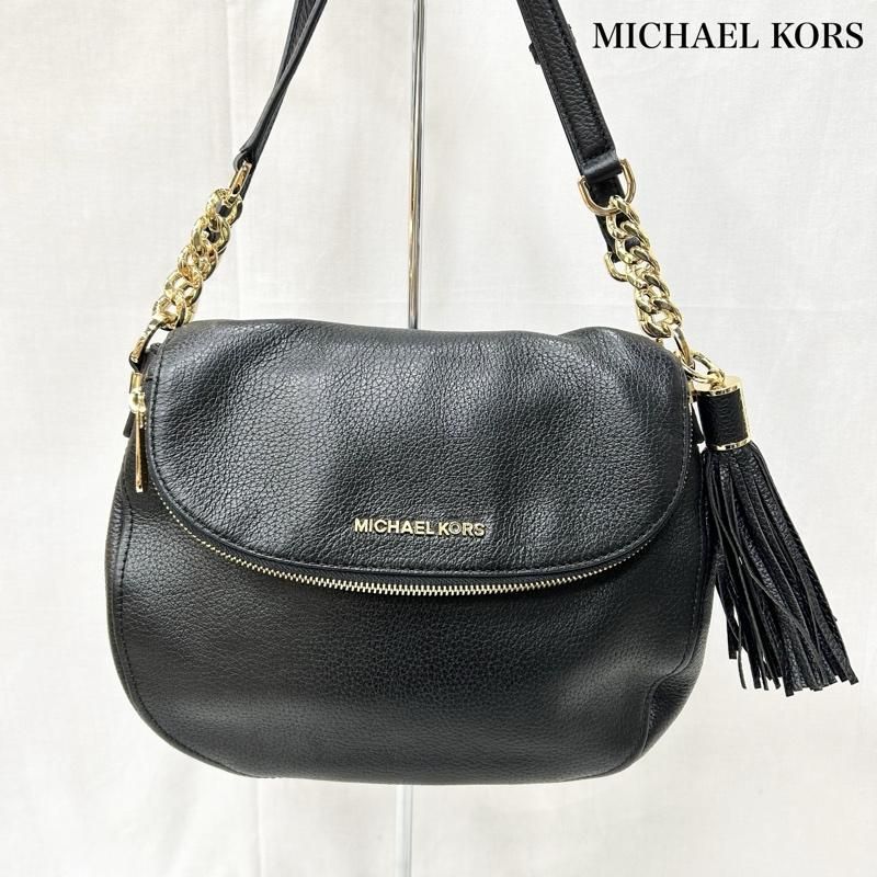 マイケルコース 2WAYショルダーバッグ ハンドバッグ レザー フリンジ