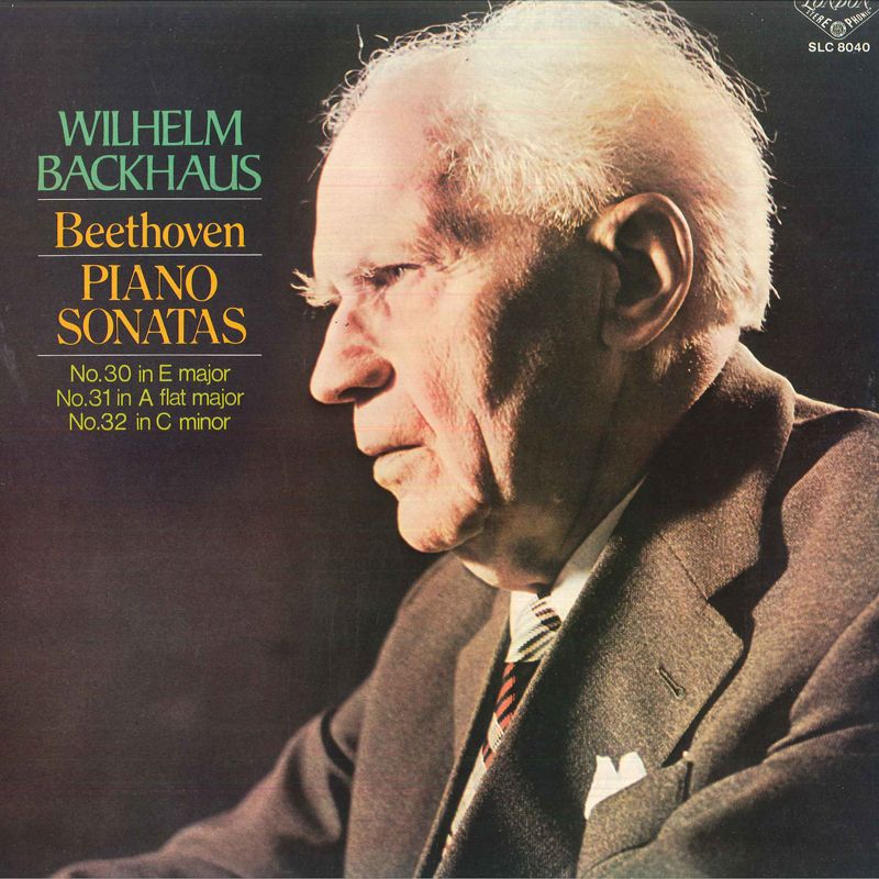 LP ヴィルヘルム・バックハウス ベートーヴェン: 後期3大ピアノ