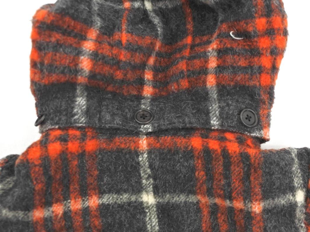 Paul Smith ポールスミス ウール混 2WAY フード チェック ダブル