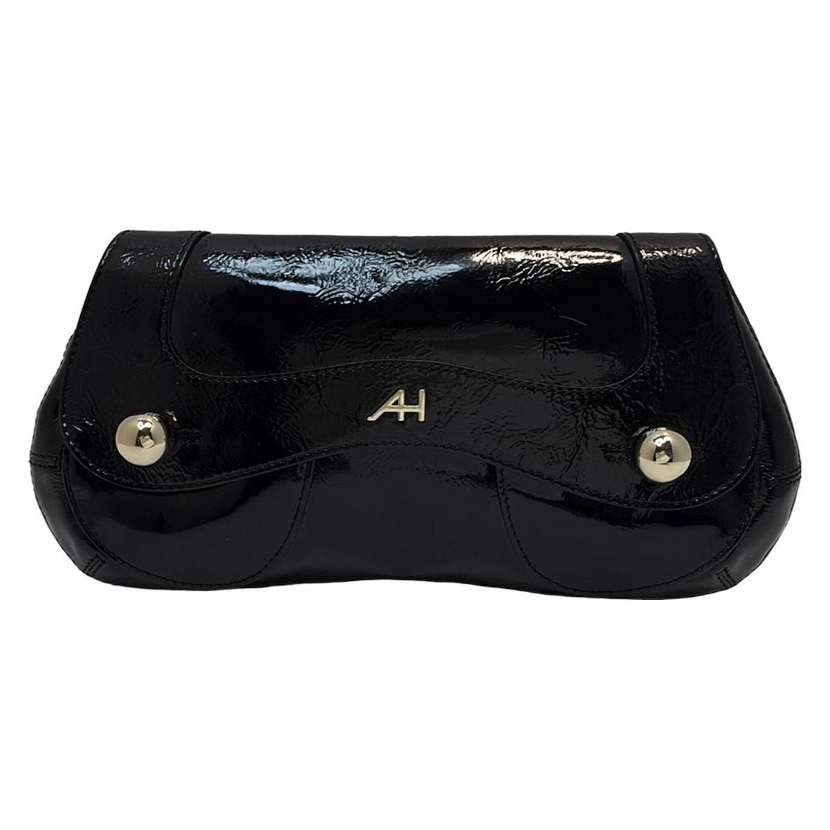 【新品未使用】ANYA HINDMARCHアニヤハインドマーチクラッチバッグ Anya Hindmarch(アニヤハインドマーチ) クラッチバッグ - 黒 レザー