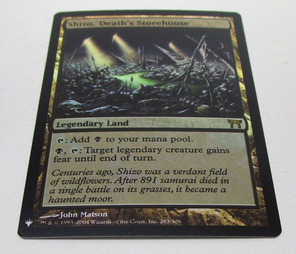 MTG 死の溜まる地、死蔵 Shizo, Death's Storehouse Foil 英語版