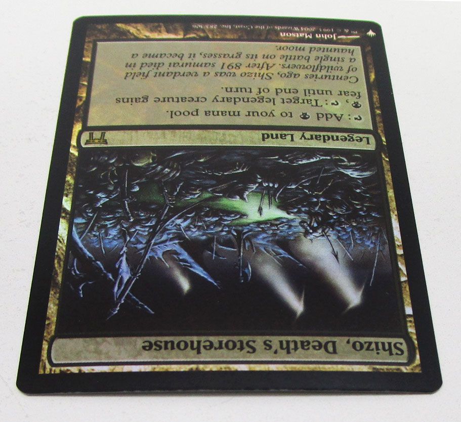 MTG 死の溜まる地、死蔵 Shizo, Death's Storehouse Foil 英語版
