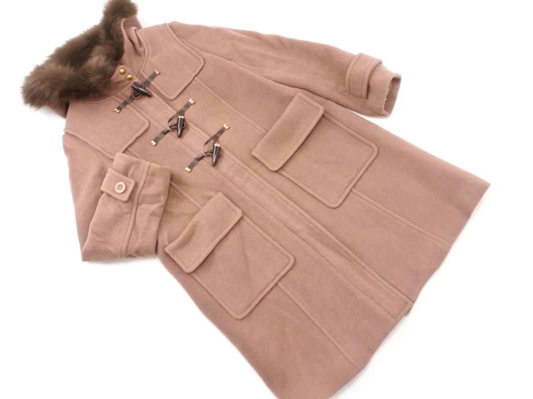 JILLSTUART ジルスチュアート ウール混 フォックスファー ダッフル