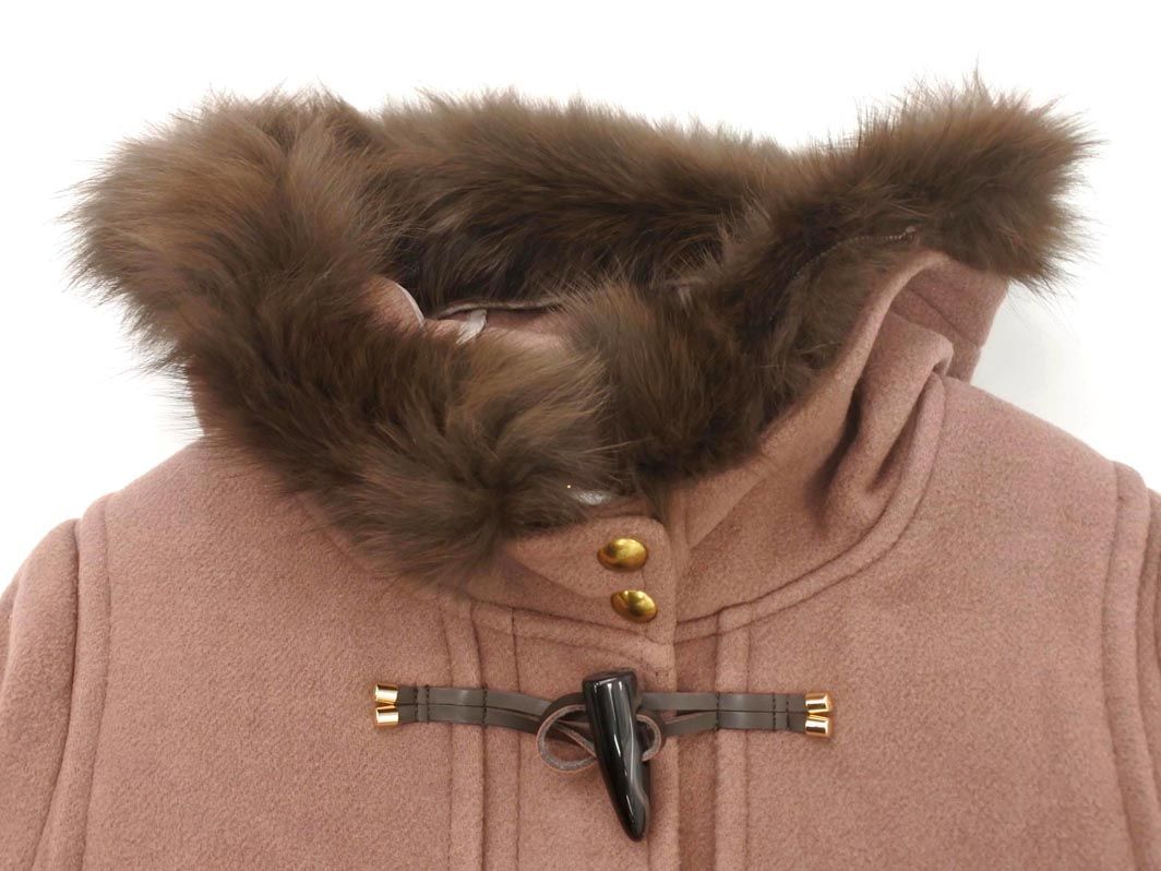 JILLSTUART ジルスチュアート ウール混 フォックスファー ダッフル