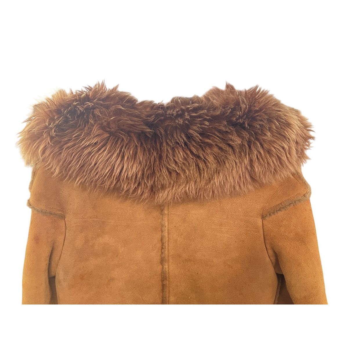 ROTINY 毛皮 ロティニー サイズ9 ムートンコート ブラウン ハーフ丈