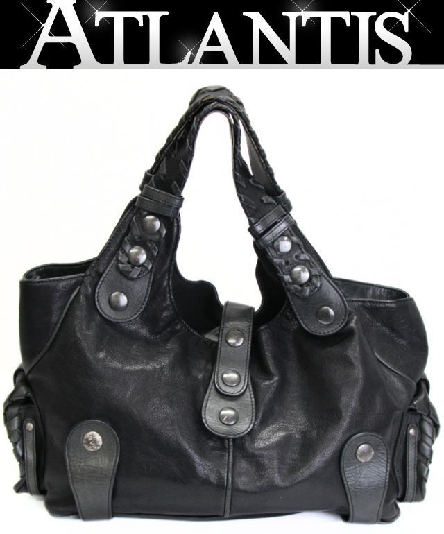 クロエ Chloe シルベラード ハンドバッグ レザー 黒 【73400】 - メルカリ