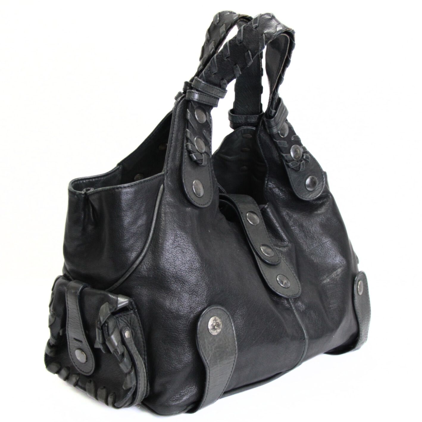 クロエ Chloe シルベラード ハンドバッグ レザー 黒 【73400】 - メルカリ