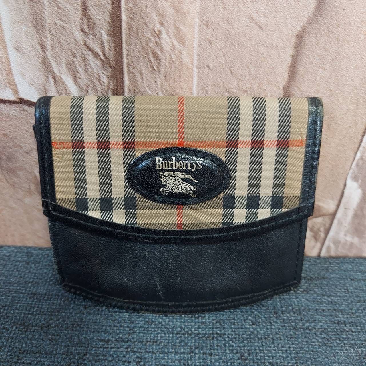 Burberrys バーバリーズ ノバチェック コインケース 黒 ブラック