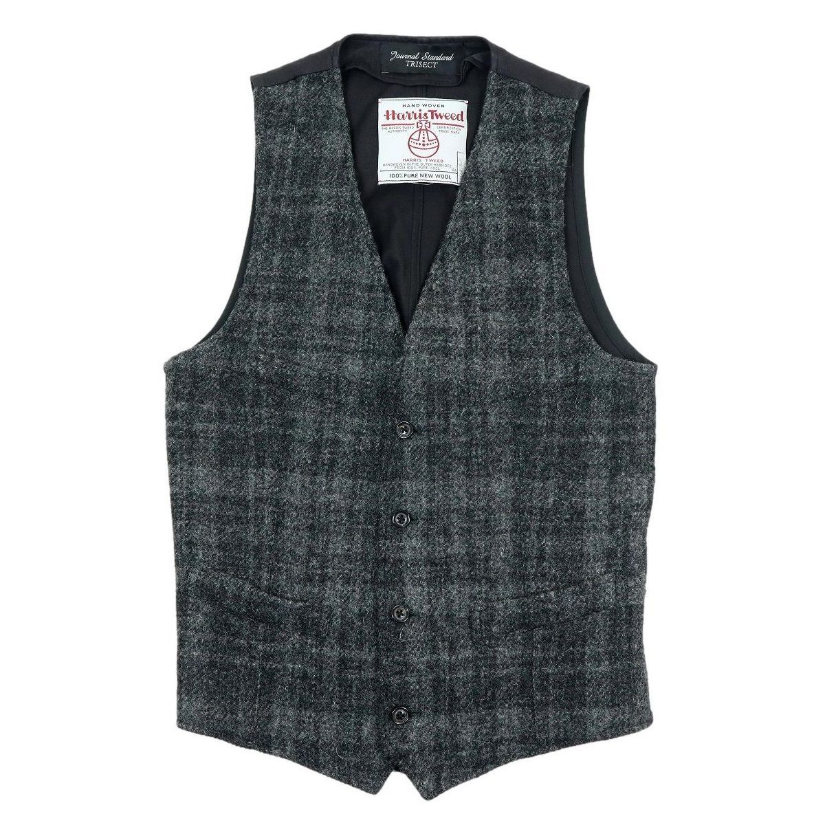 B3703】【美品】JOURNAL STANDARD TRISECT×HARRIS TWEED ジャーナル 
