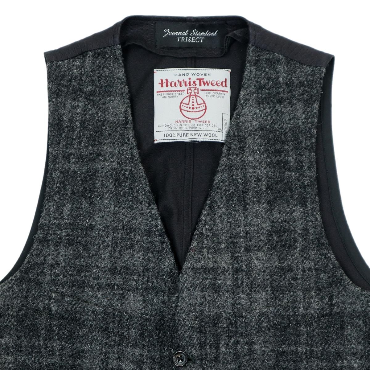 B3703】【美品】JOURNAL STANDARD TRISECT×HARRIS TWEED ジャーナル