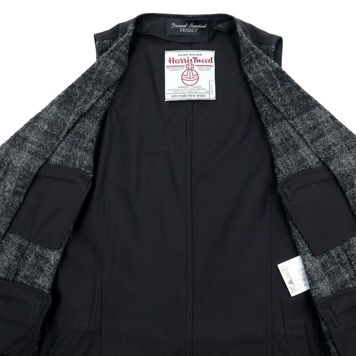 極美品 JOURNAL STANDARD×Harris Tweed ツイードジレ 極美品 JOURNAL STANDARD×Harris Tweed ツイードジレ メンズ