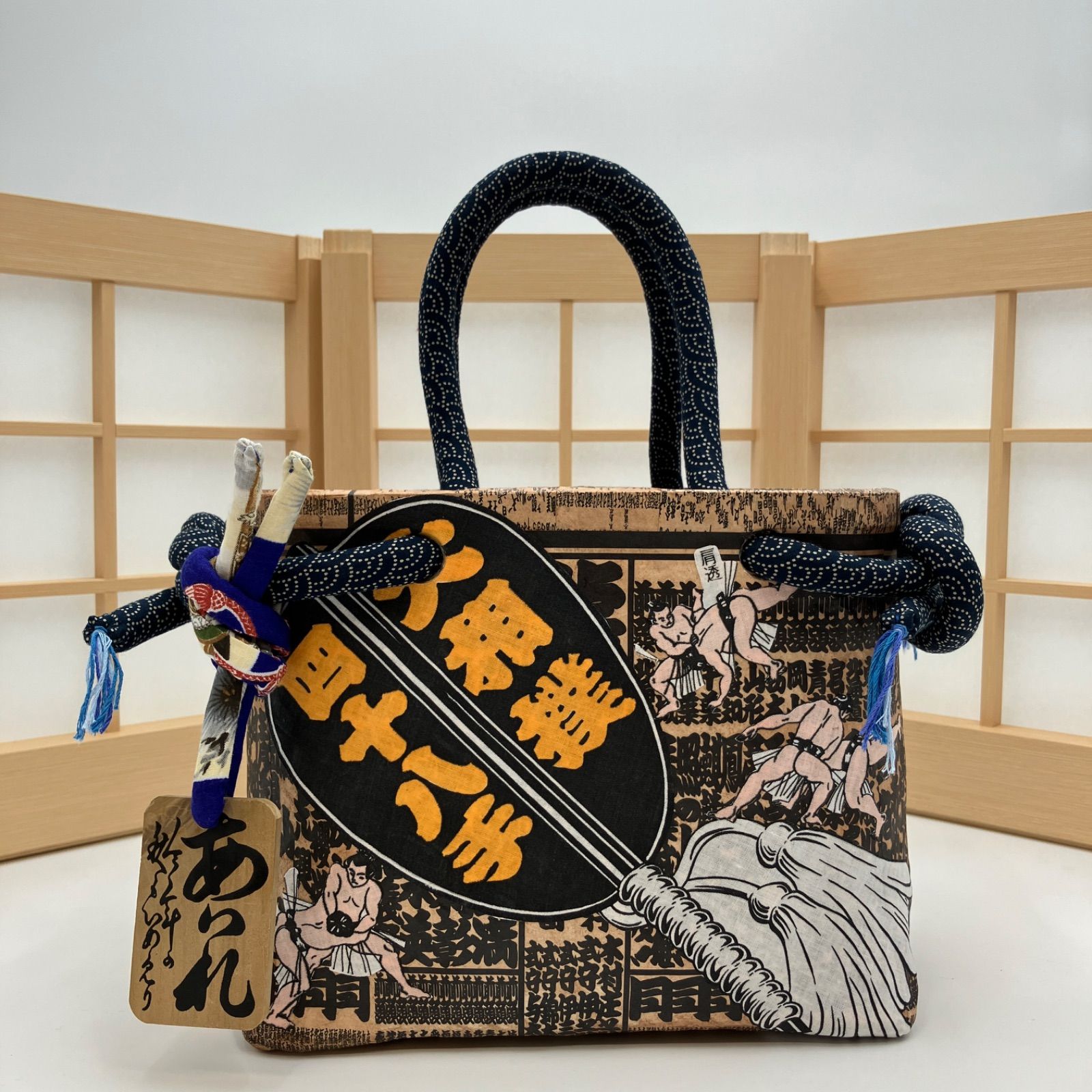 ジャパニーズアートバッグ（一閑張りバッグ No85） - メルカリ