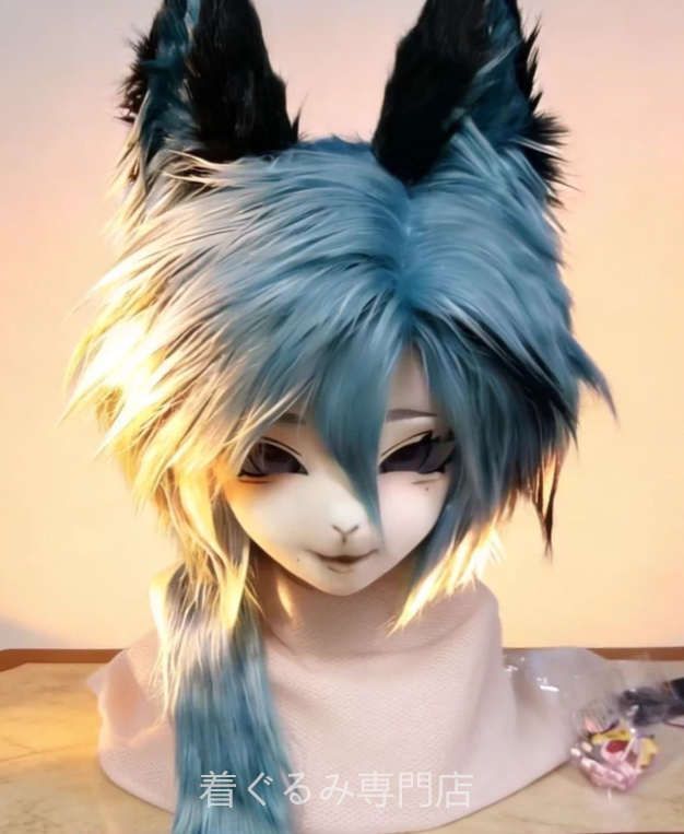 着ぐるみ ケモノ体 スーツ セット 全頭ヘッド ファースーツ ぬいぐるみ