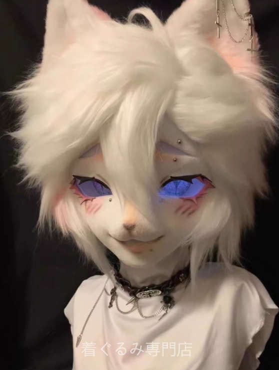 着ぐるみ ケモノ体 スーツ セット 全頭ヘッド ファースーツ ぬいぐるみ