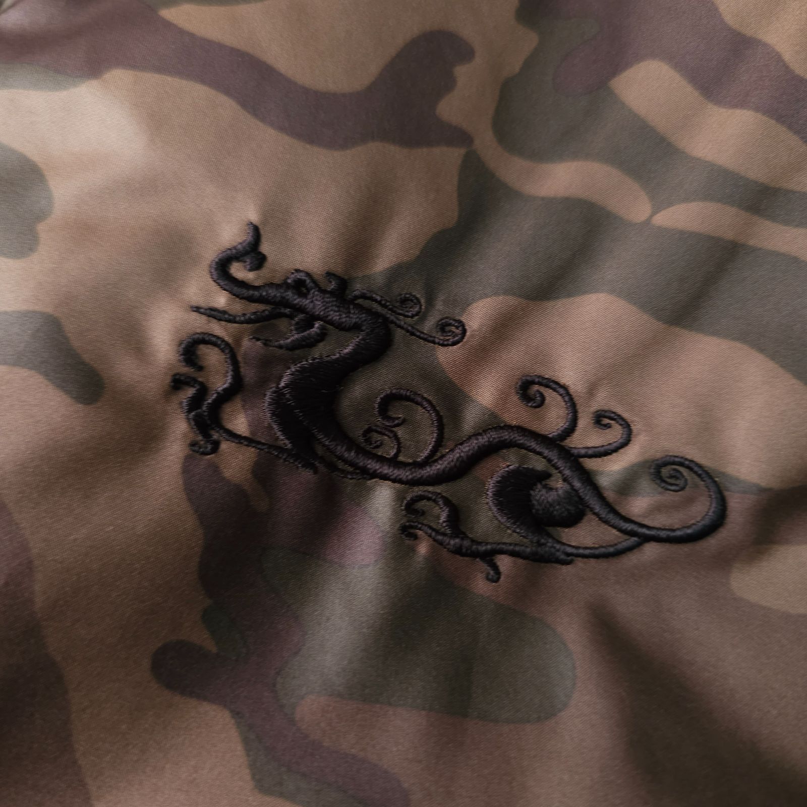 DANCE WITH DRAGON】ダンスウィズドラゴン 秋冬 迷彩柄 カモフラ 中綿