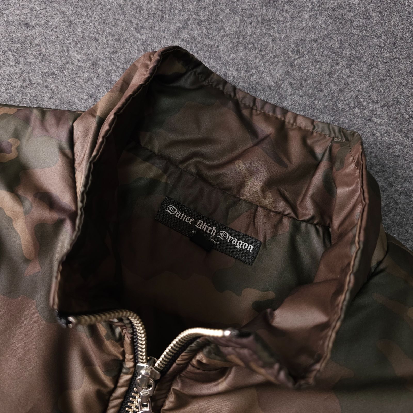ダンスウィズドラゴン 中綿 カモフラージュ ジャケット DANCE WITH
