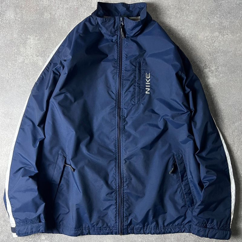 00s NIKE ライナー付き フルジップ ナイロン ジャケット XL / Y2K 00
