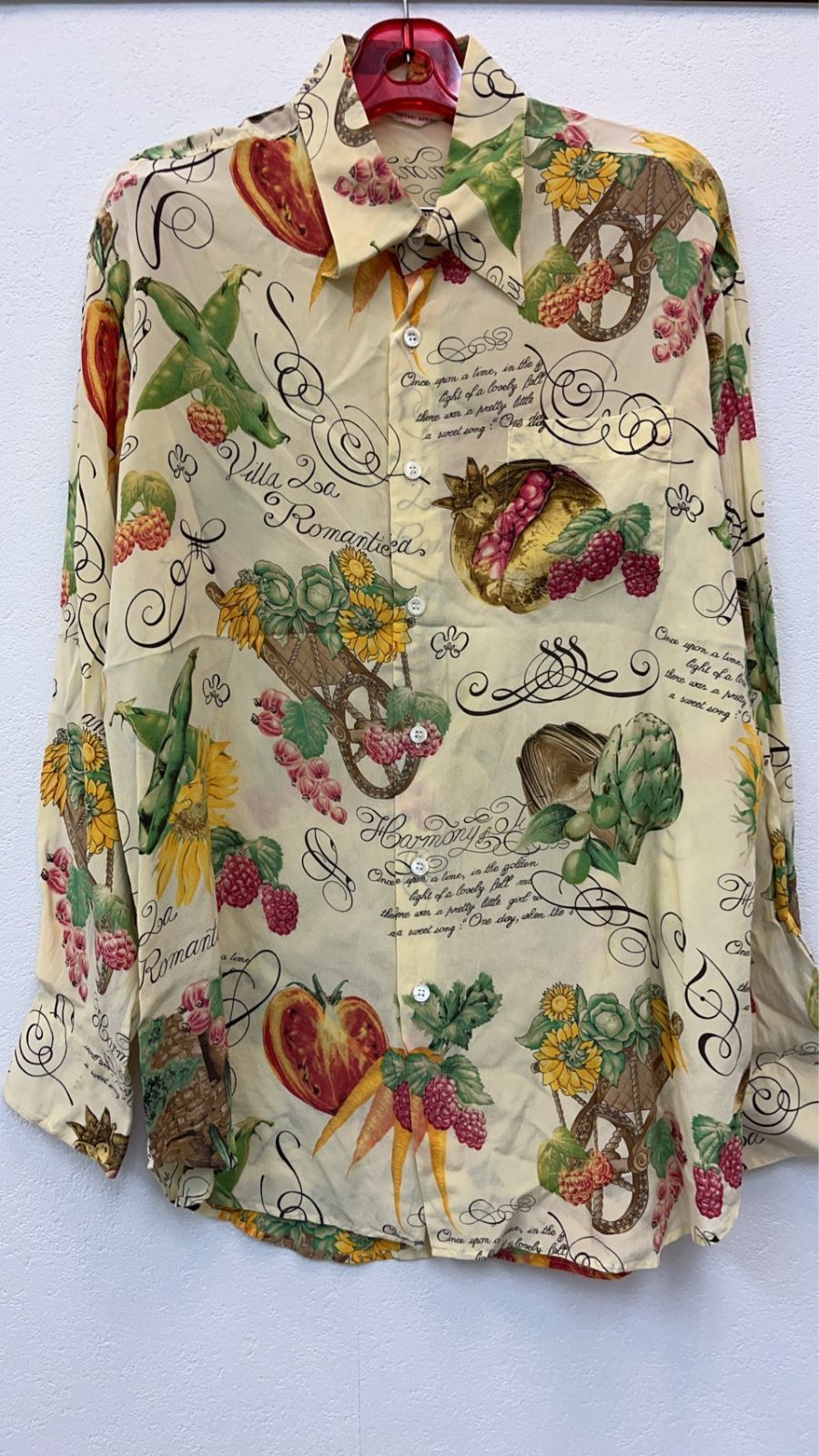 FICCE WOOM フィッチェ ウォーモ 長袖シャツ フルーツ 花柄 ドン小西