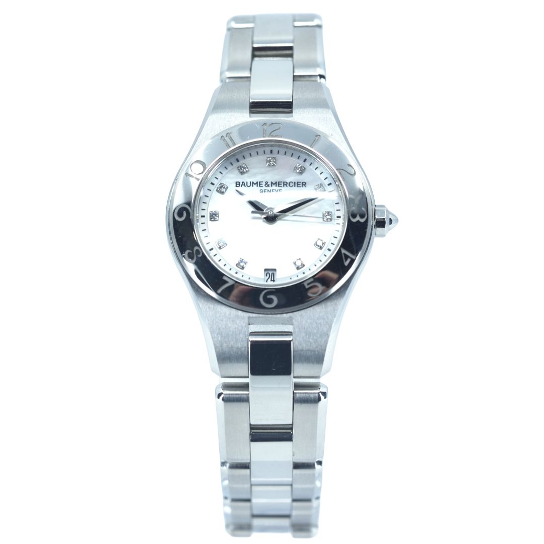 ボーム&メルシエ Baume&Mericier 腕時計 レディース リネア 白 シェル