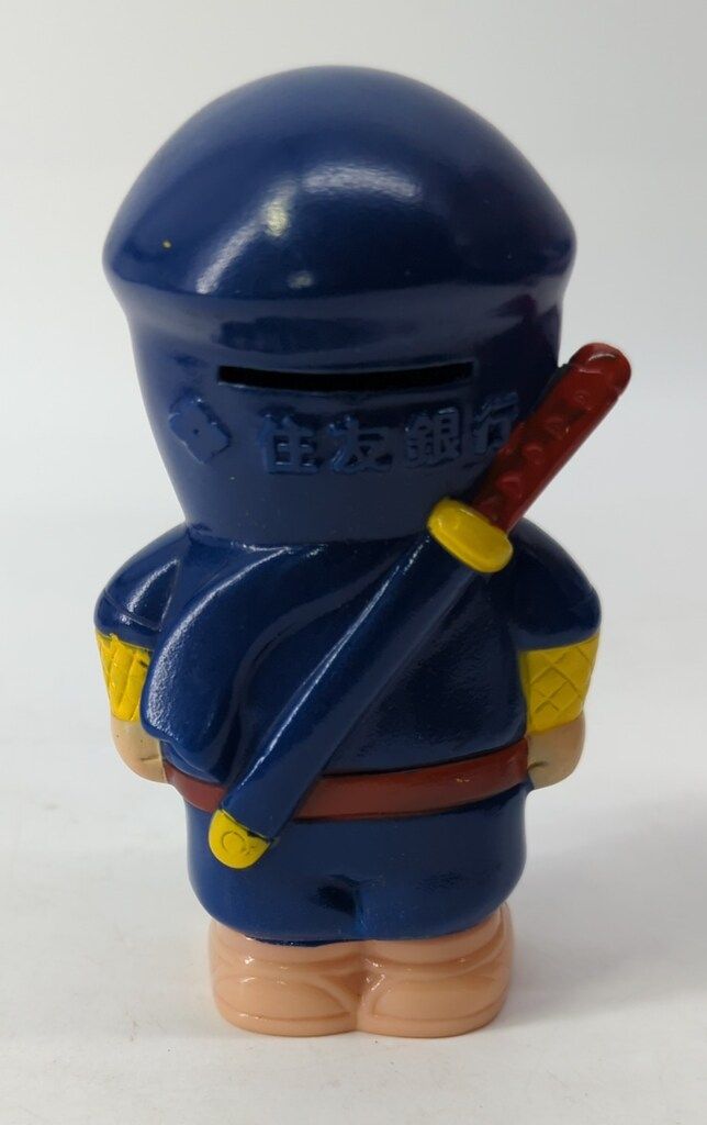 住友銀行 貯金箱 忍者ハットリくん 110mm - メルカリ