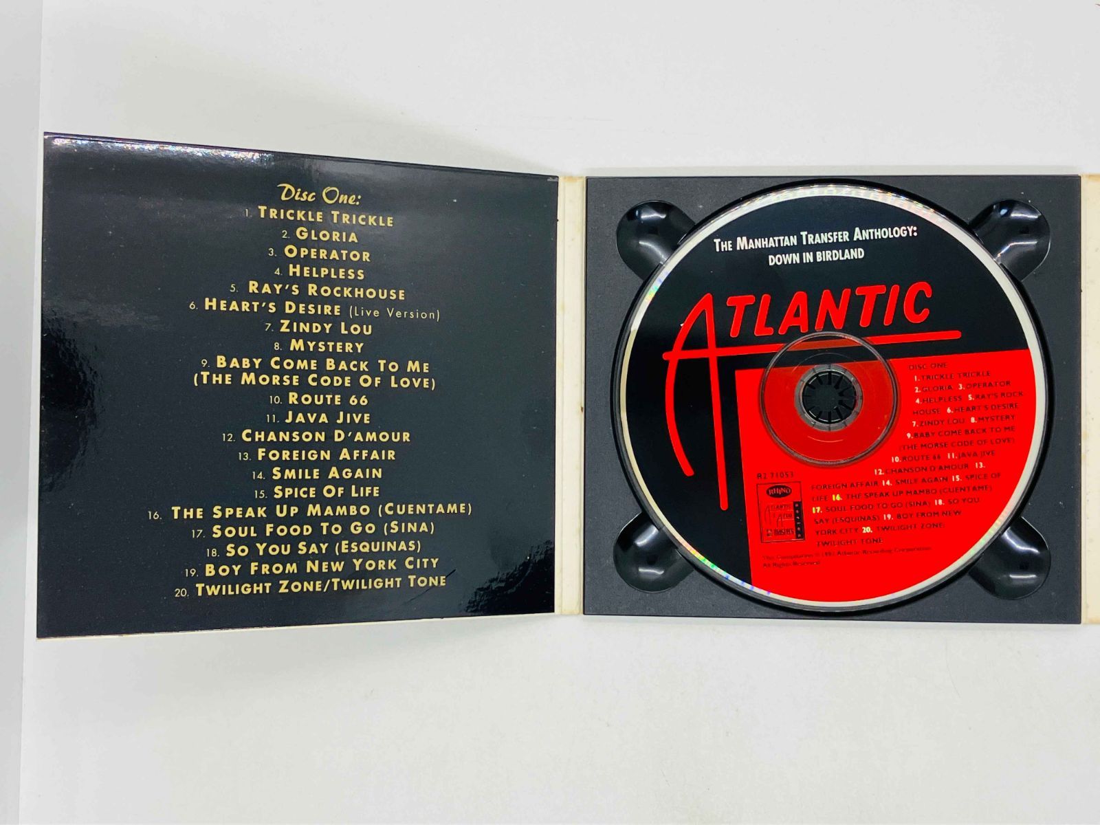 2CD the manhattan transfer Anthology / Down In Birdland