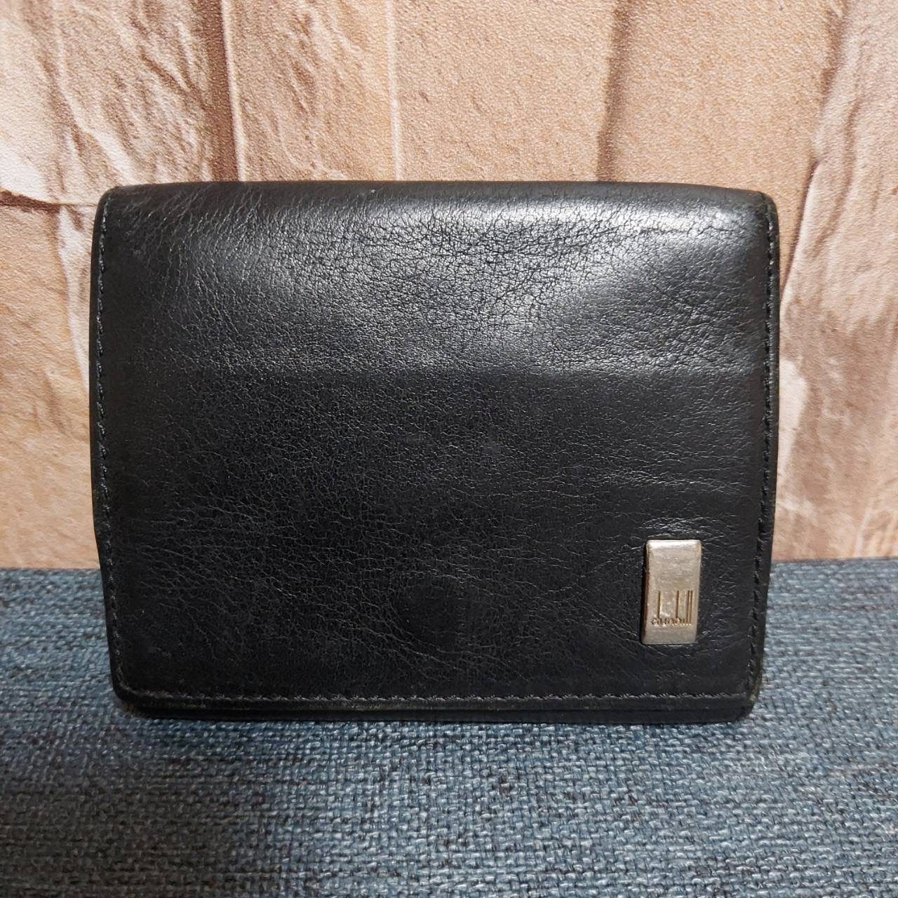 dunhill ダンヒル レザー 小銭入れ ブラック 黒 コンパクト メンズ