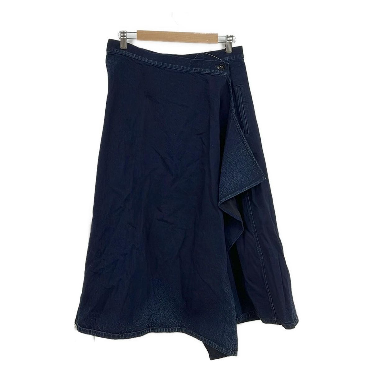 Y's(ワイズ) 巻きスカート サイズ2 M レディース美品 - ネイビー