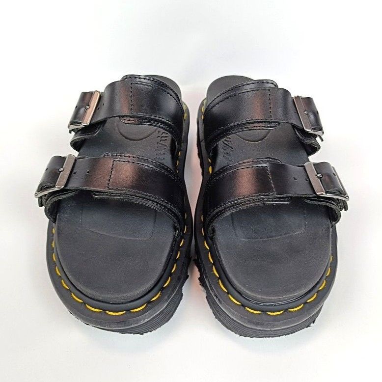 ドクターマーチン スライドサンダル UK8 Dr. Martens ドクターマーチン スライドサンダル レザーベルト