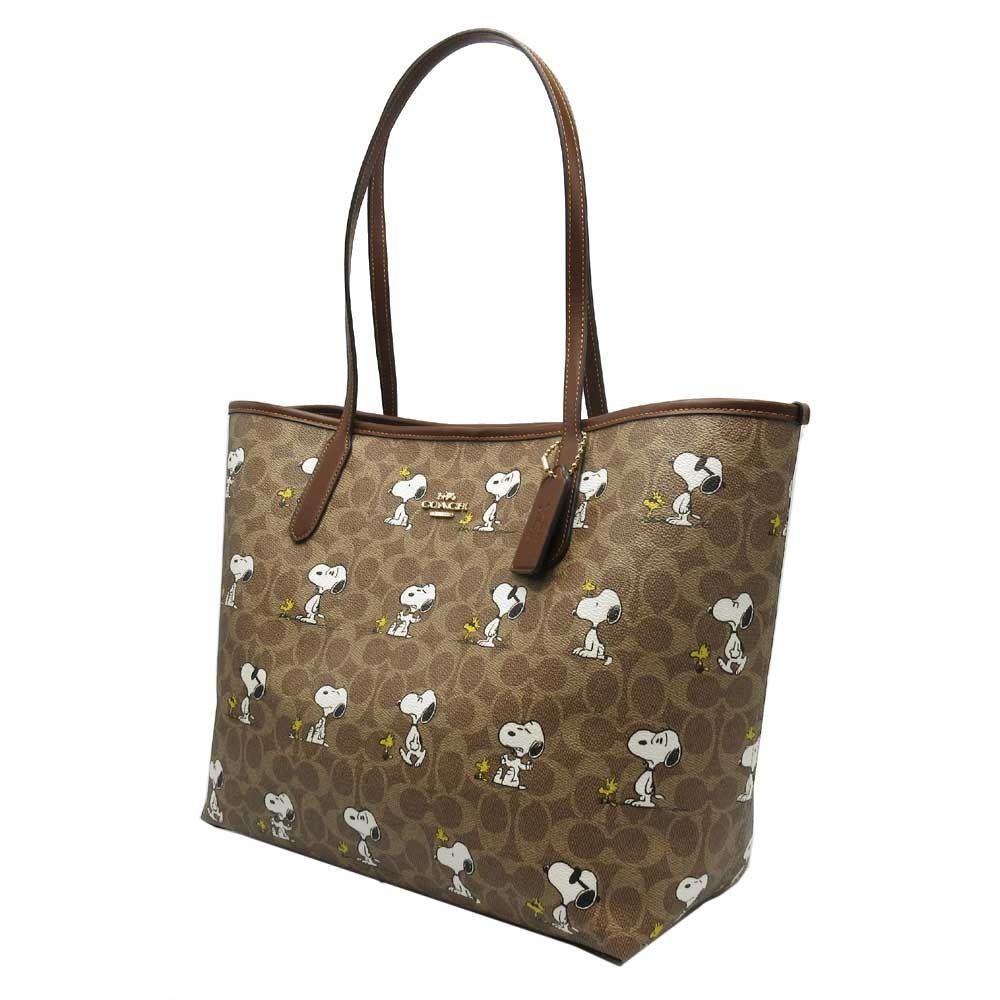 ラスト1点 新品未使用COACHコーチ× PEANUTS カーゴトート26 - メルカリ 