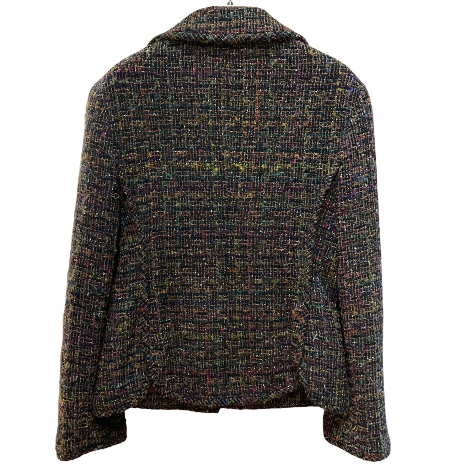 シャネル　ツイード　ウール　ジャケット　98Ａ　ヴィンテージ 1998年 秋冬コレクション】CHANEL シャネル 98A ヴィンテージ ツイード