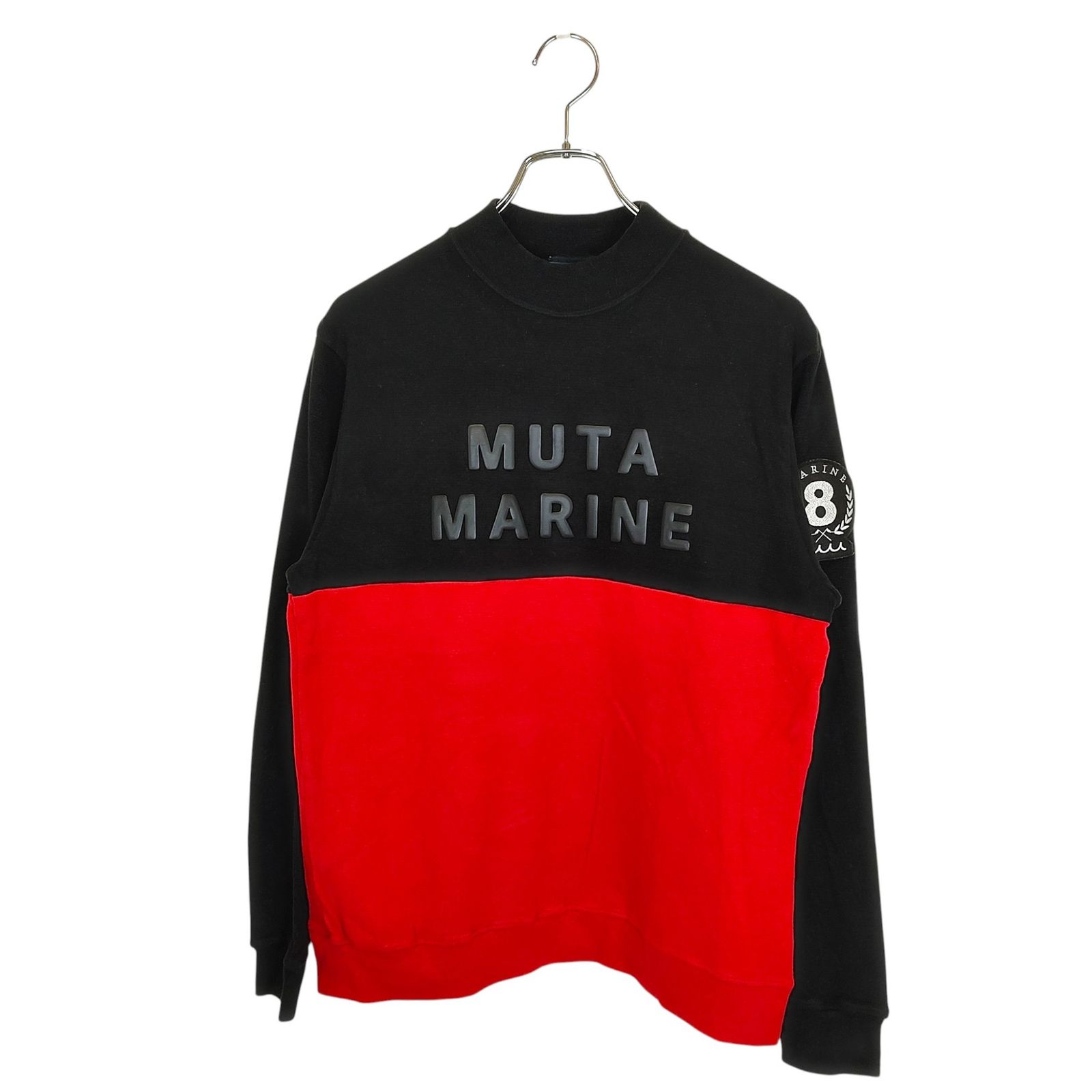 muta MARINE ムータ マリン バイカラー モックネック プルオーバー