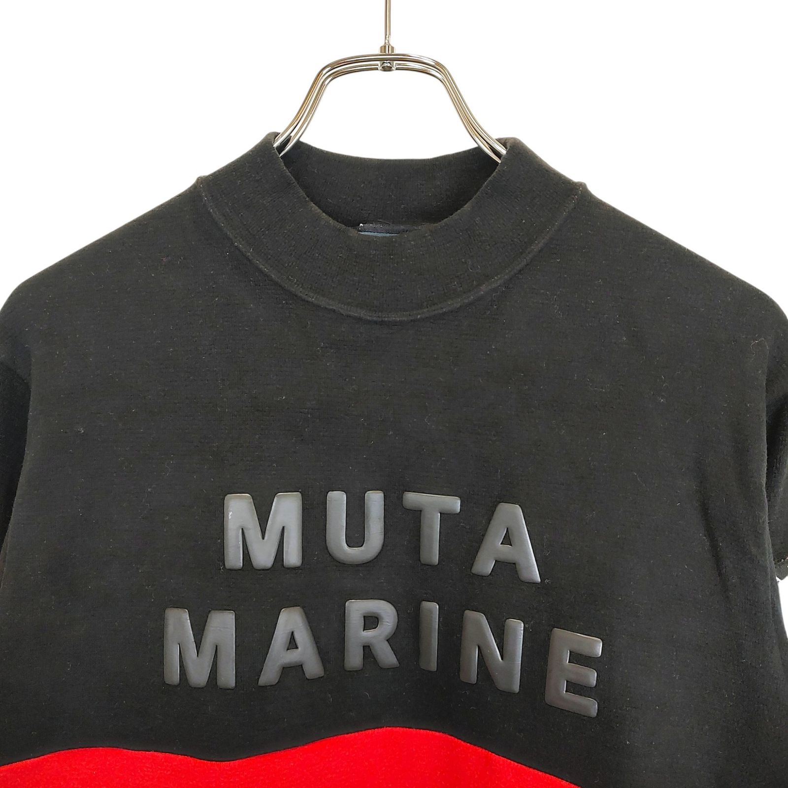 muta MARINE ムータ マリン バイカラー モックネック プルオーバー