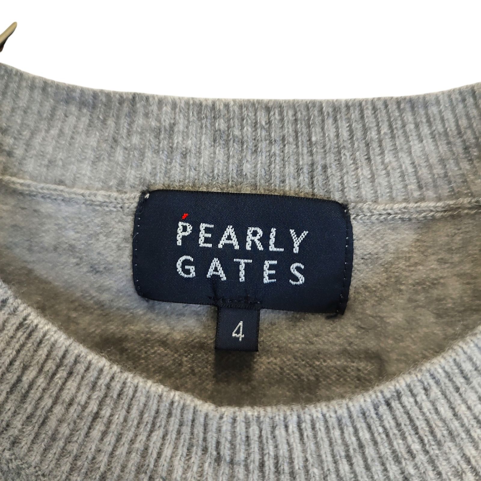 PEARLY GATES パーリーゲイツ ゴルフ 22AW 総柄 羊毛 カシミヤ 長袖