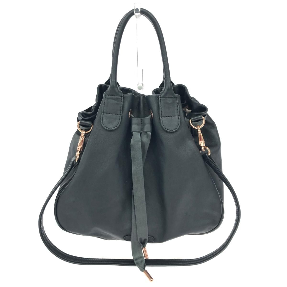 repetto レペット アラベスクトートバッグ レザー ブラック レディース