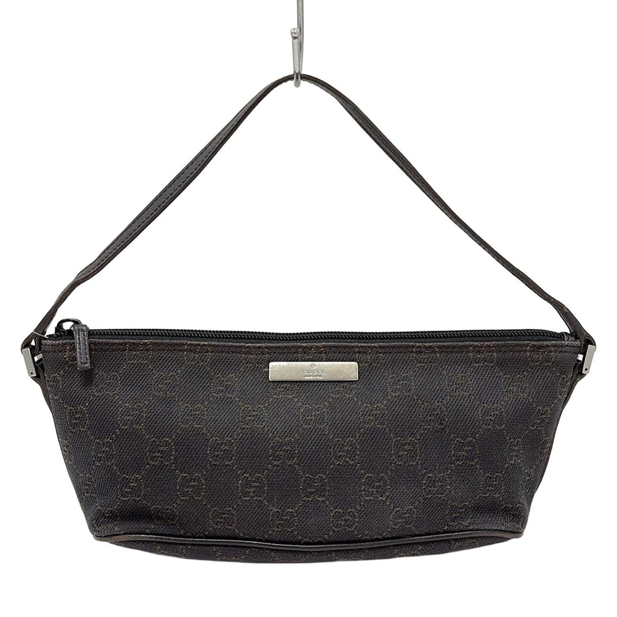 GUCCI(グッチ) ハンドバッグ GG柄 07198 ダークブラウン ミニバッグ  