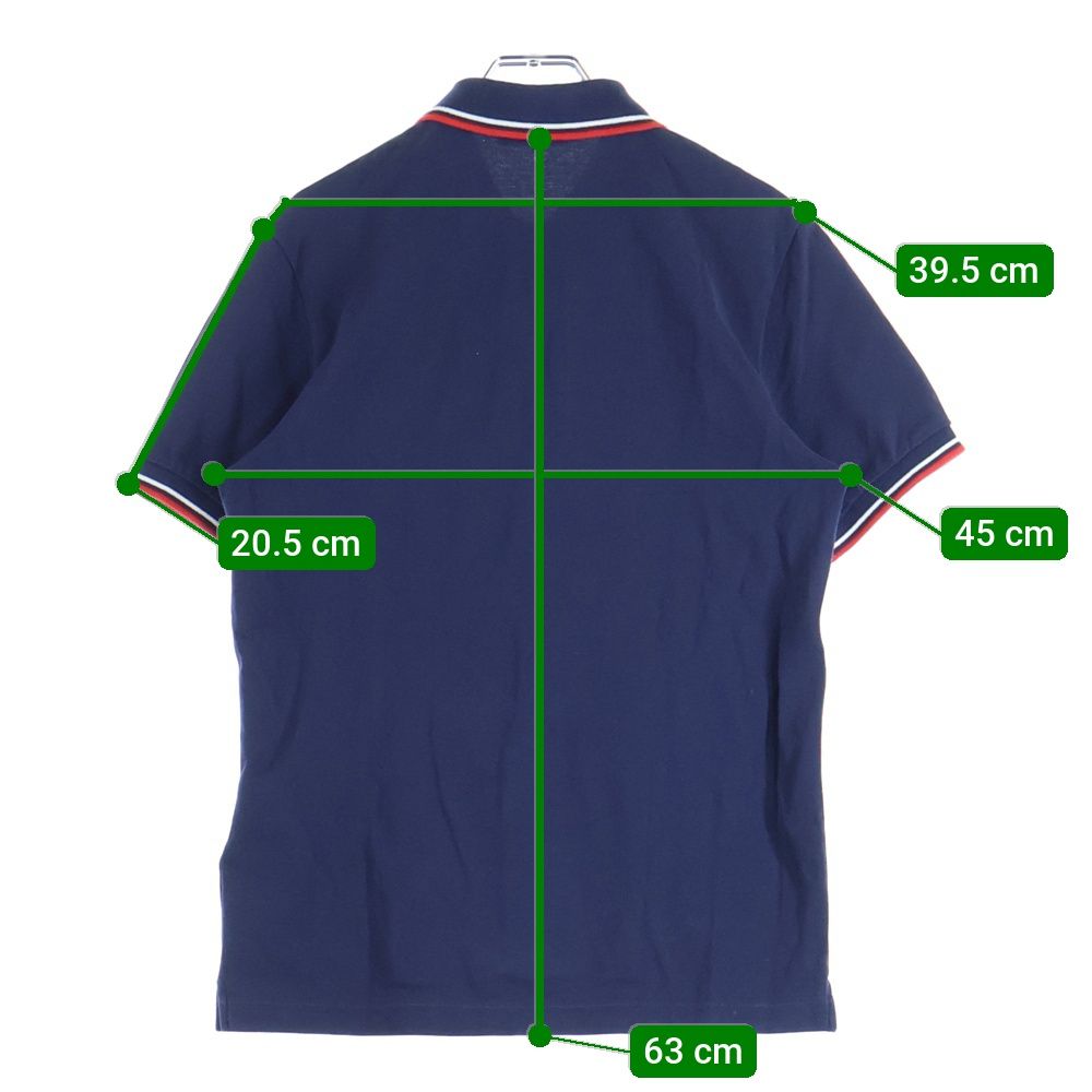 PRADA (プラダ) ロゴラバー付き 半袖ポロシャツ カットソー SJN256