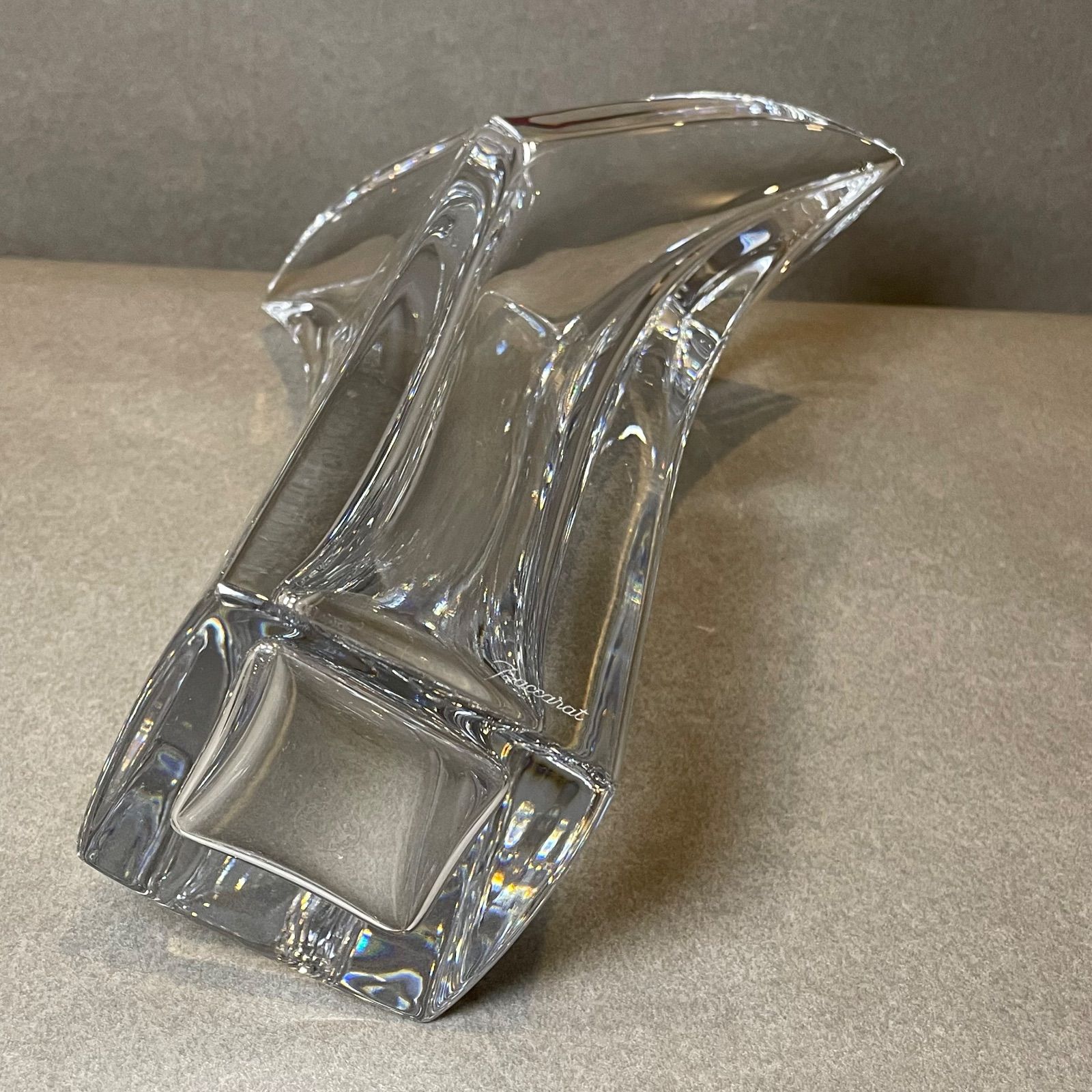 美品バカラ ジェネロサイト 花瓶 フラワーベース Baccarat クリスタル