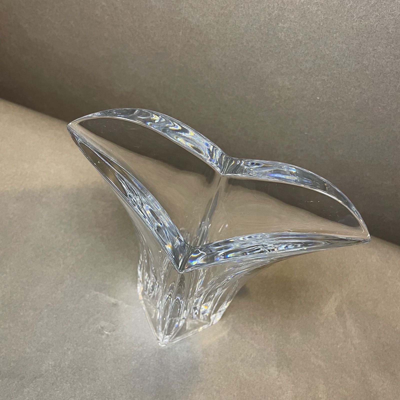 美品バカラ ジェネロサイト 花瓶 フラワーベース Baccarat クリスタル