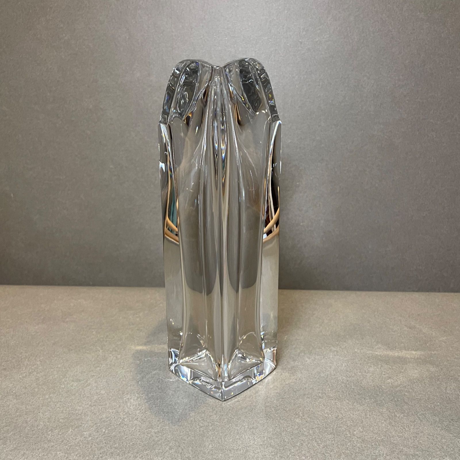 美品バカラ ジェネロサイト 花瓶 フラワーベース Baccarat クリスタル