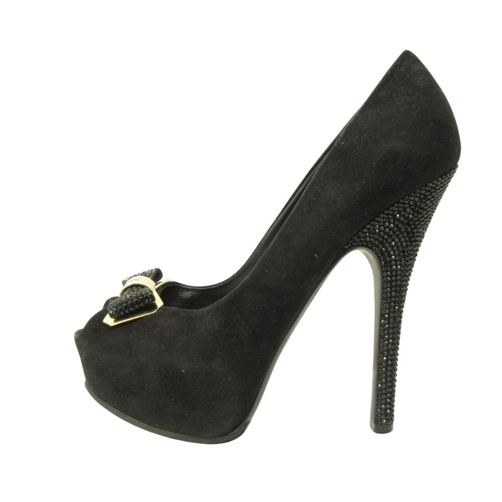 ルイヴィトン　リボンモチーフ　LVサークル　パンプス　ハイヒール　37.5極美品 ルイヴィトン LOUIS VUITTON パンプス シューズ ハイヒール LVロゴ