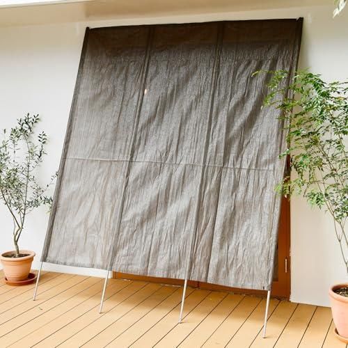 山善(YAMAZEN) 日よけ 洋風たてす 200×240cm 目隠し 日除け サンシェード すだれ オーニング 節電 省エネ ベランダ 紫外線