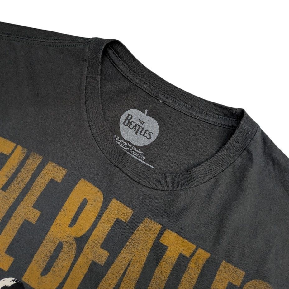 00s Y2K THE BEATLES ビートルズ バンドT ロックTシャツ カーキ
