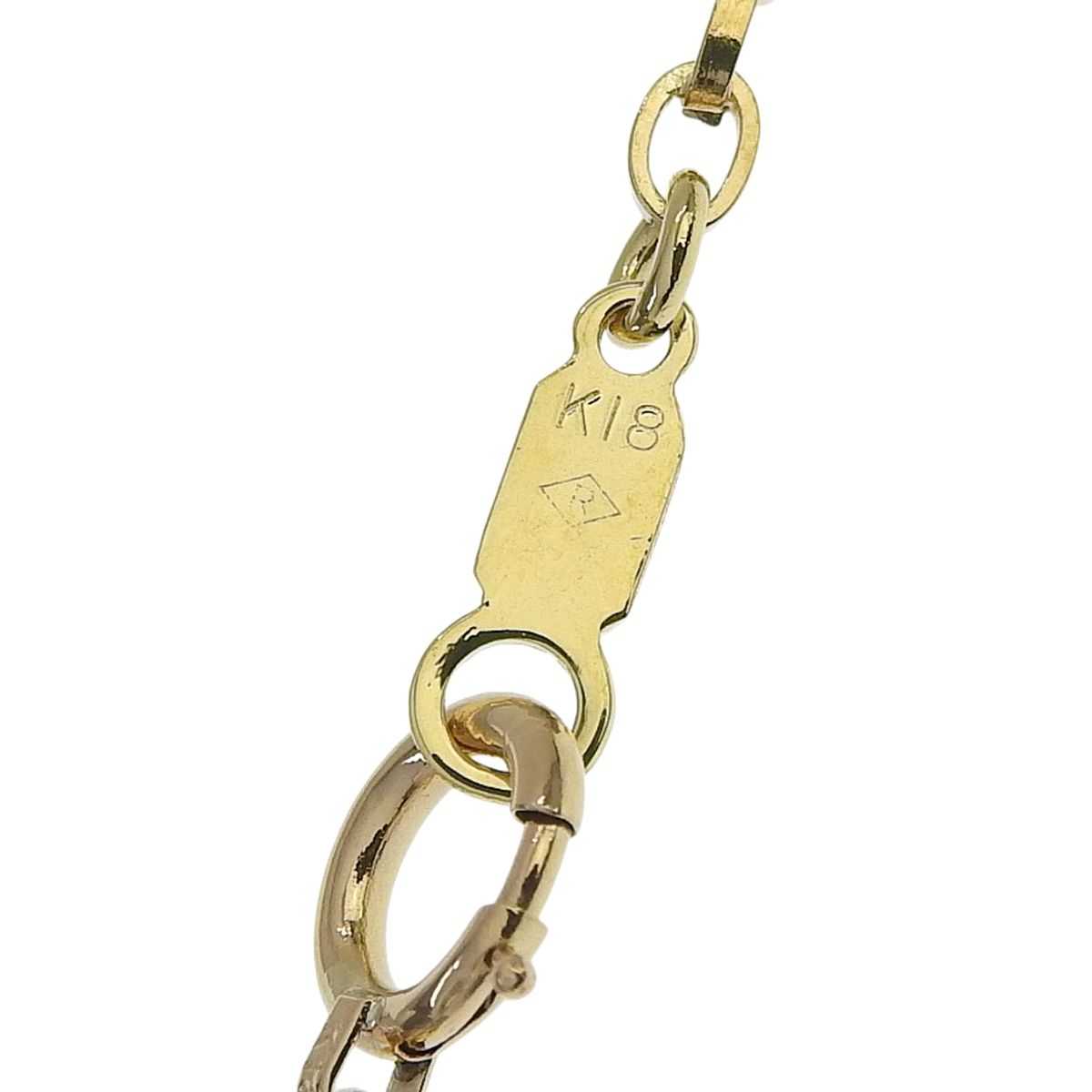 D2.03 クロスダイヤモンドネックレス イエローゴールド K18YG 13.0g