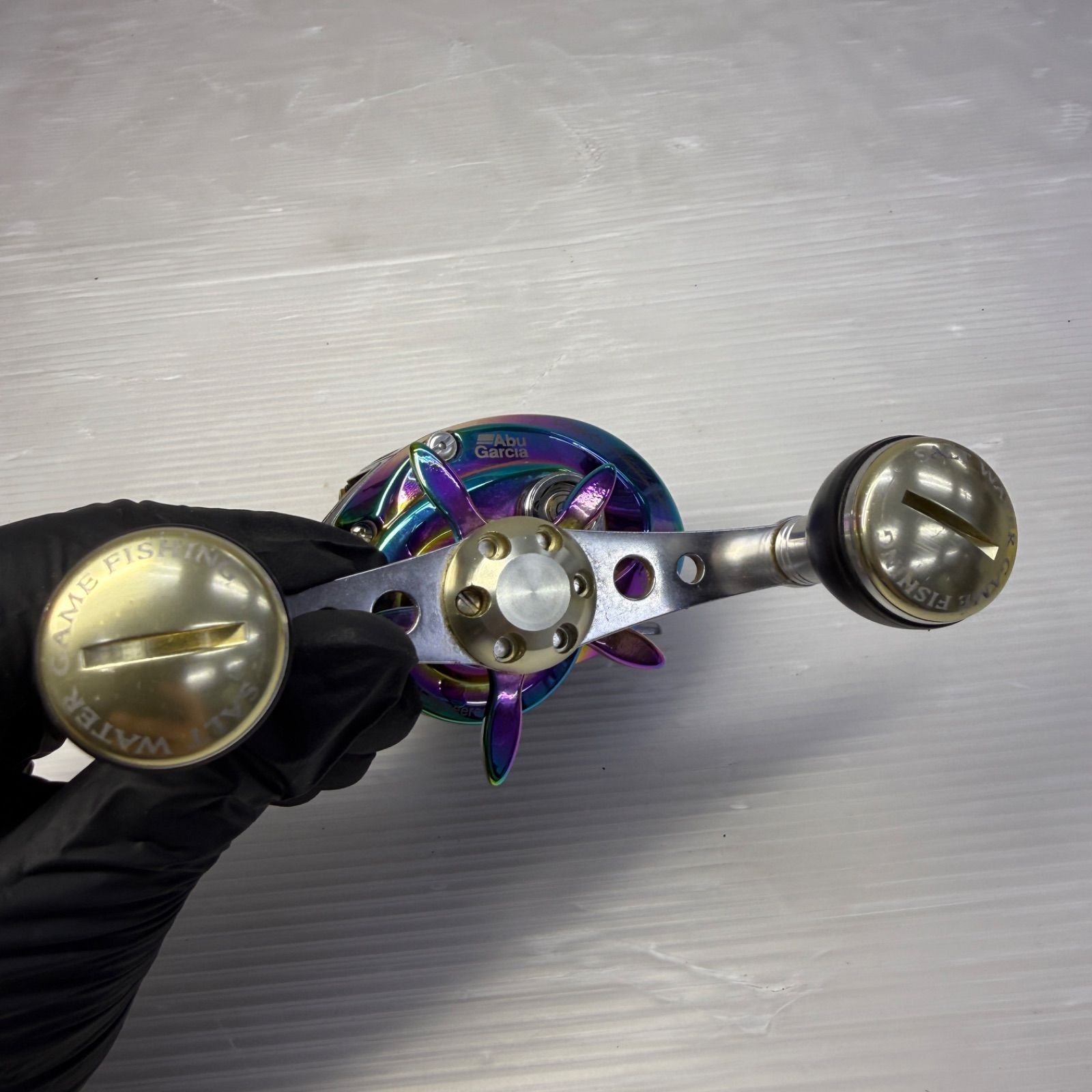 アブガルシア レボ オーロラ アンバサダー 左巻き Abu Garcia ベイトリール 釣り 一部