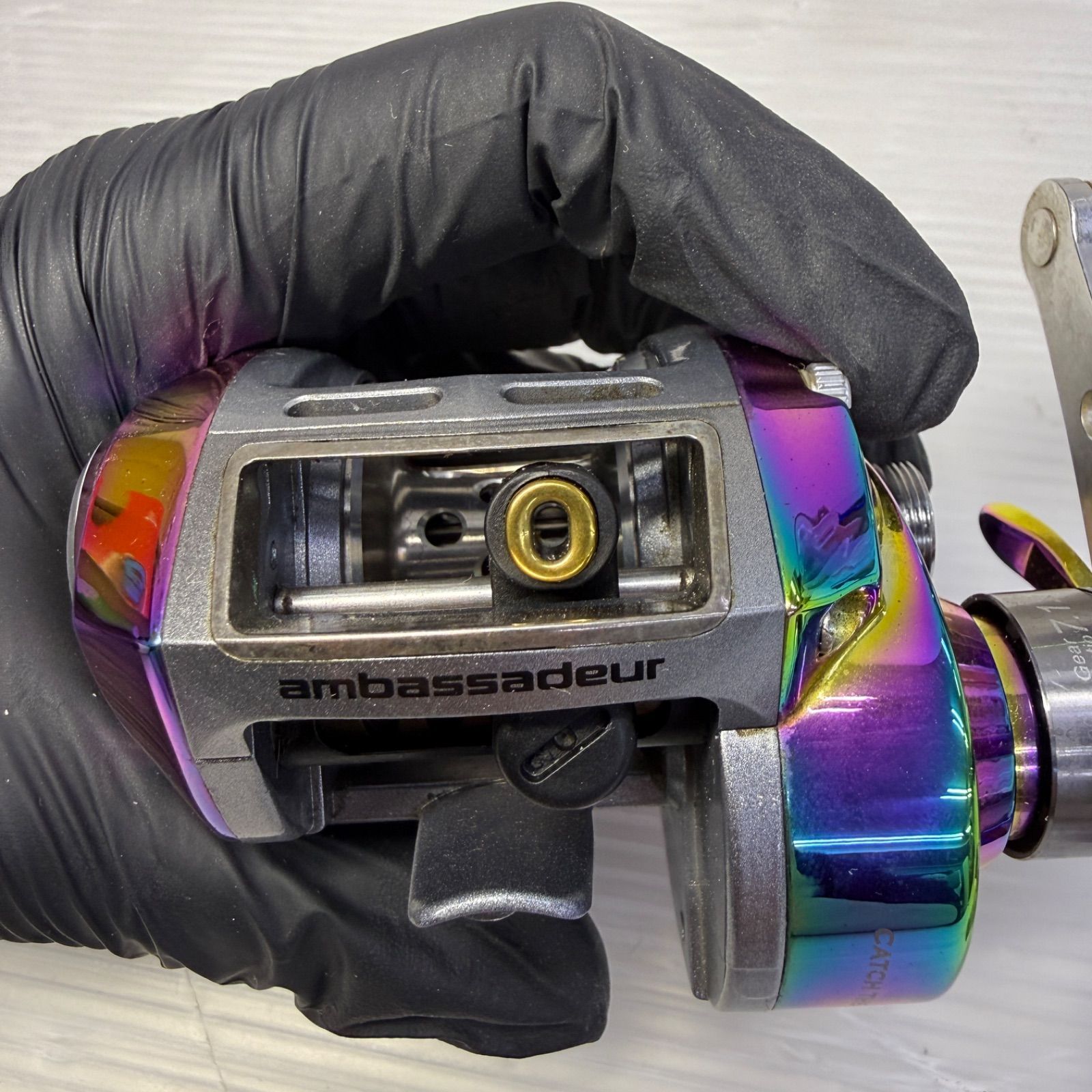  アブガルシア レボ オーロラ アンバサダー 左巻き Abu Garcia ベイトリール 釣り 一部 ベイトリール(ルアー用) リール